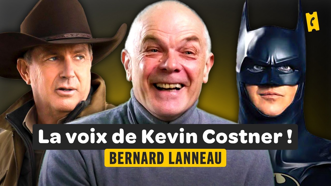 La voix de Kevin Costner, Michael Keaton et Jeff Goldblum, c'est lui ! - Bernard Lanneau