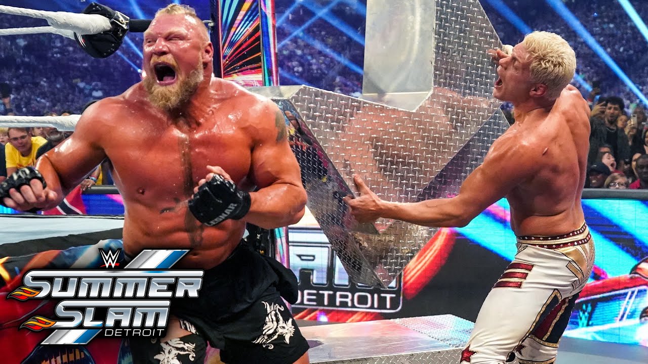 Коди Роудс против Брока Леснара: лучшие моменты SummerSlam 2023