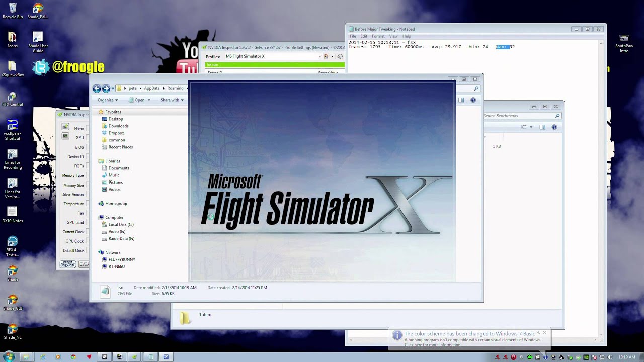 КАК ПРАВИЛЬНО НАСТРОИТЬ FSX!