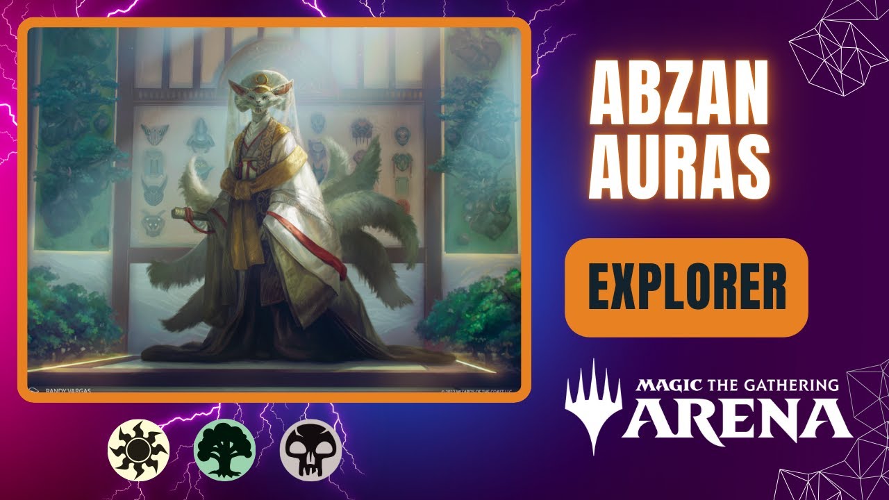 💀🌳🔆 Abzan Auras | Explorer / Pioneer | MTG Arena Gameplay | PIO | BO1