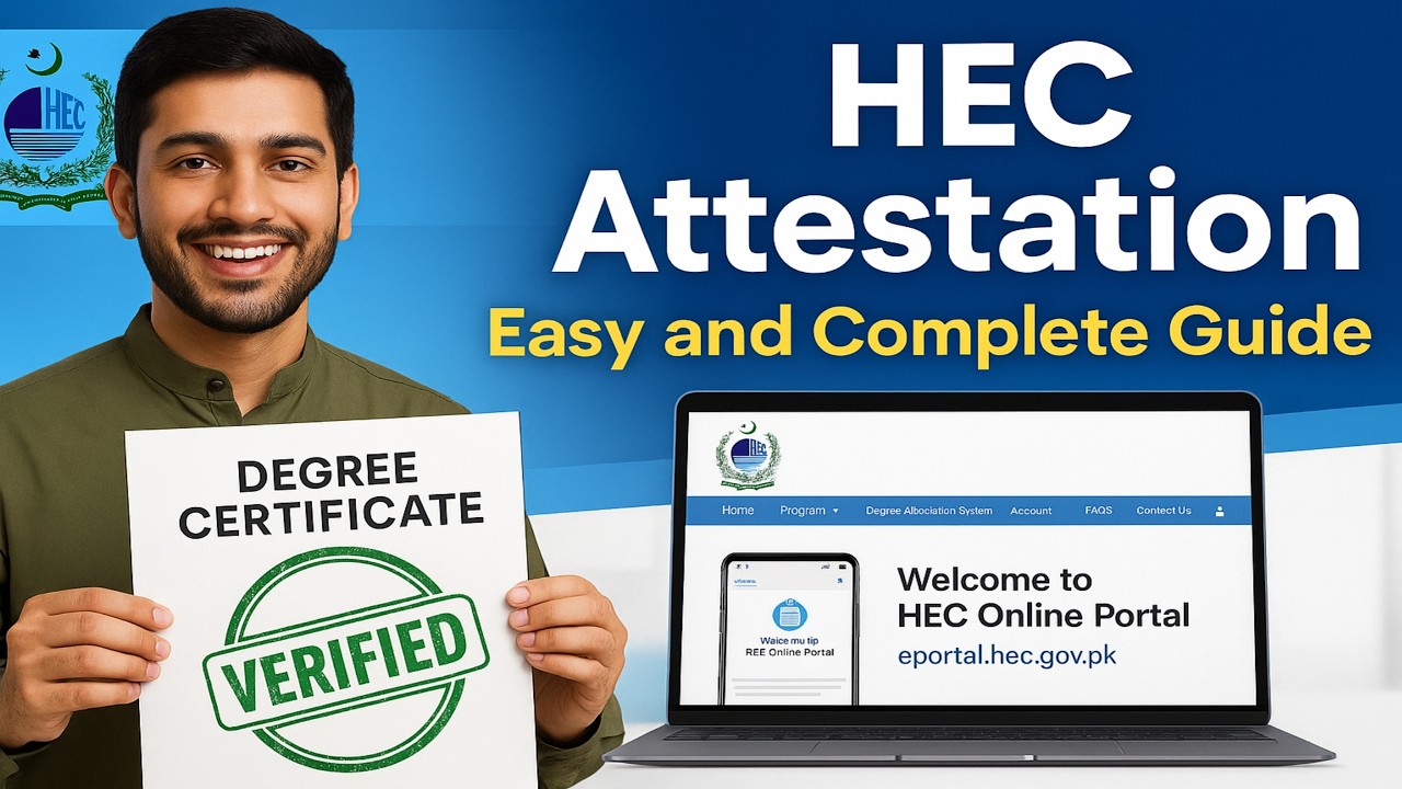 HEC Degree Attestation Simplified Online Method Revealed