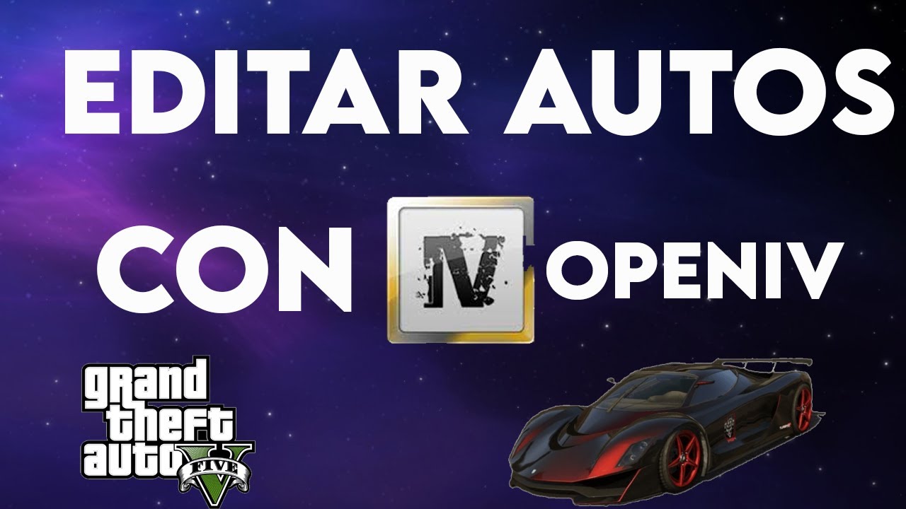 Editar autos GTA V fiveM con OpenIV (Color, Calcomanías, skin,etc)