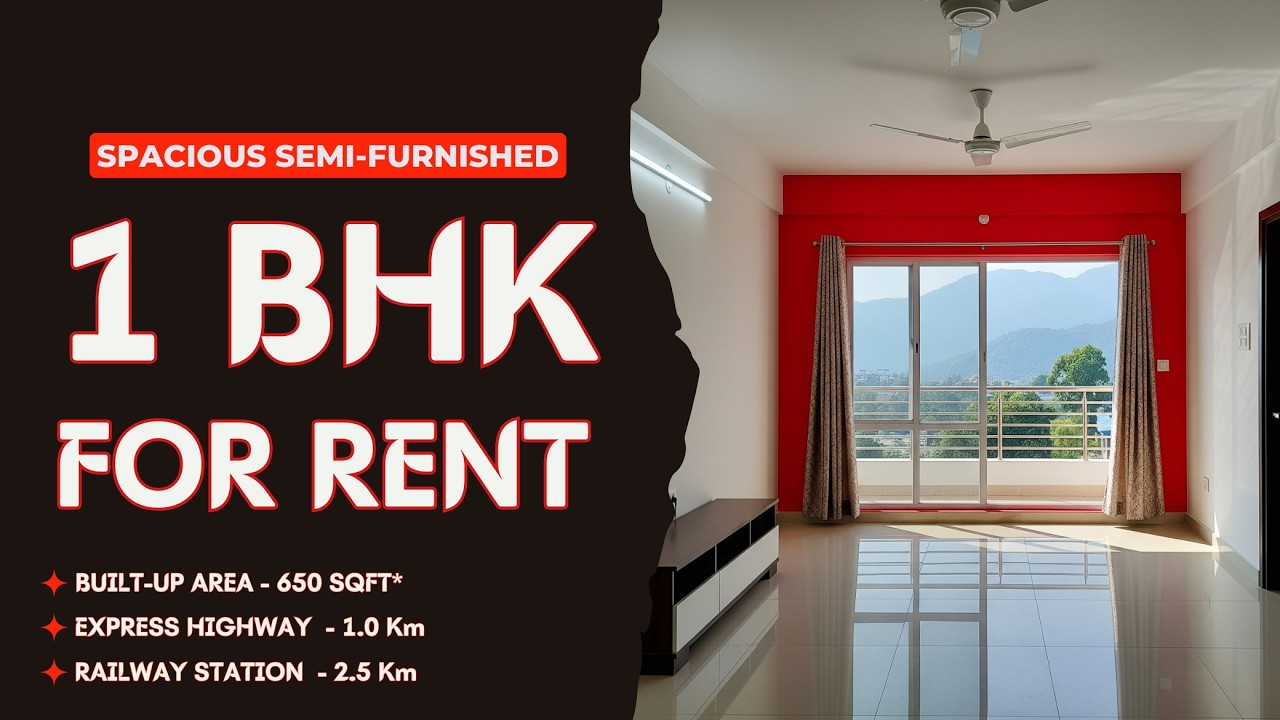 1 BHK Flat for Rent in Thane West | Prime Location | Parking | Great Connectivity #flatforrent #home