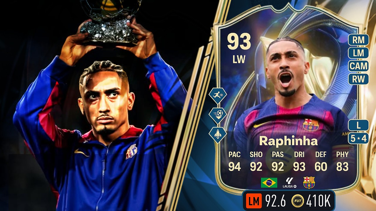 EL MEJOR TOTS!! 93 RAPHINHA TOTS FC 26