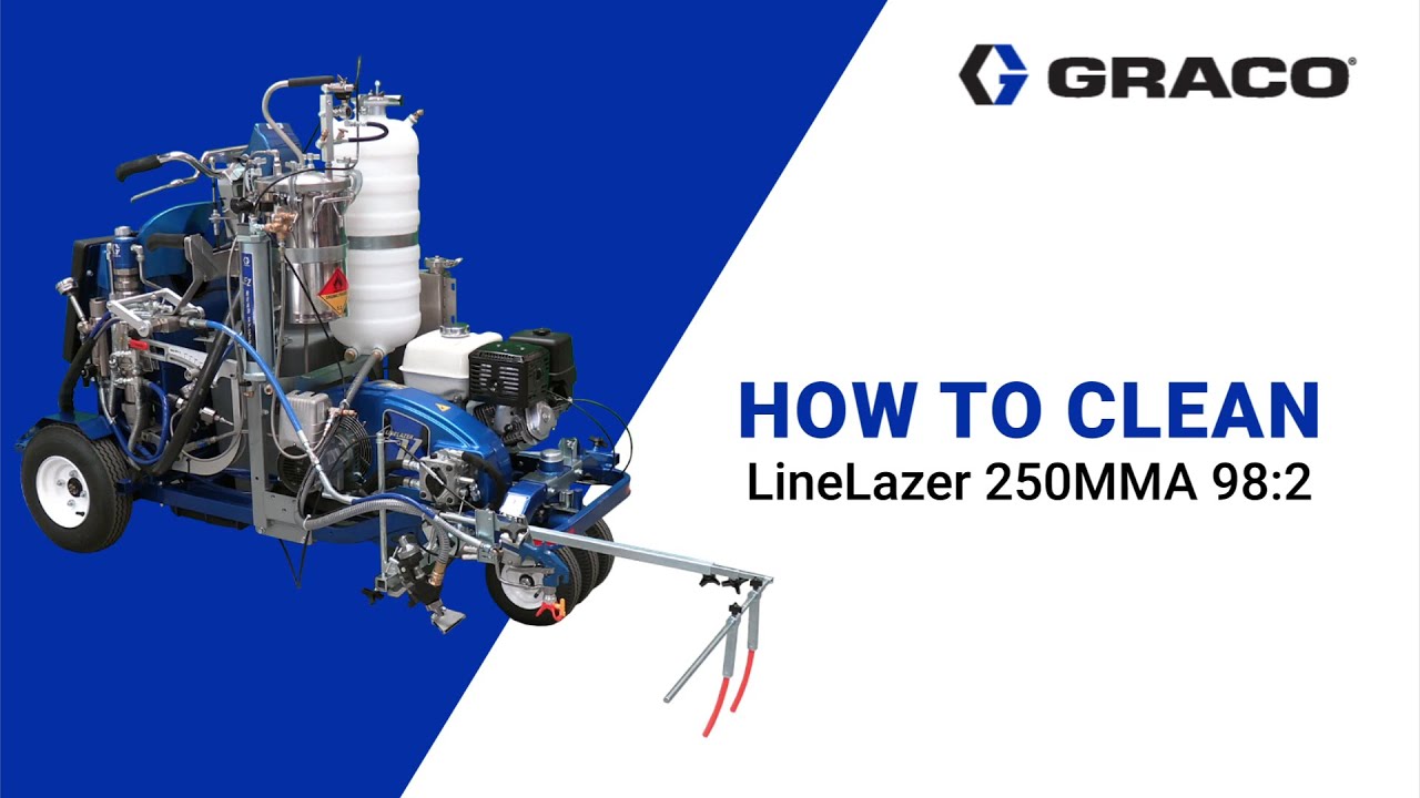 How to clean the LineLazer 250MMA 98:2 line marker
