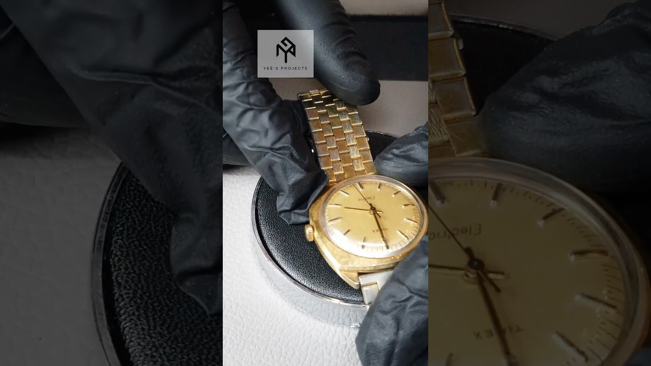Bargain Restoration of 1979 Timex Gold Electric 47619 26079 #timex #vintage #watch #watchmaking
