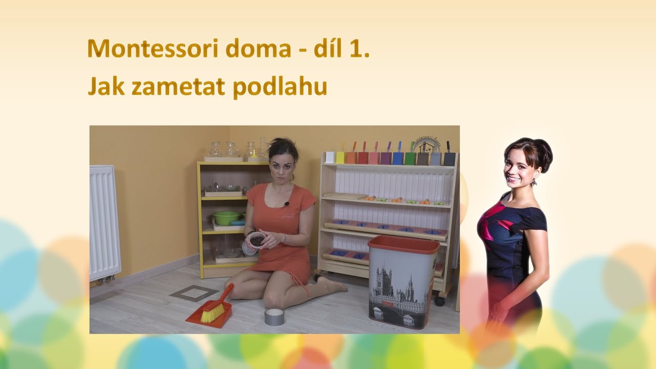 Montessori doma - dil 1: Jak zametat podlahu
