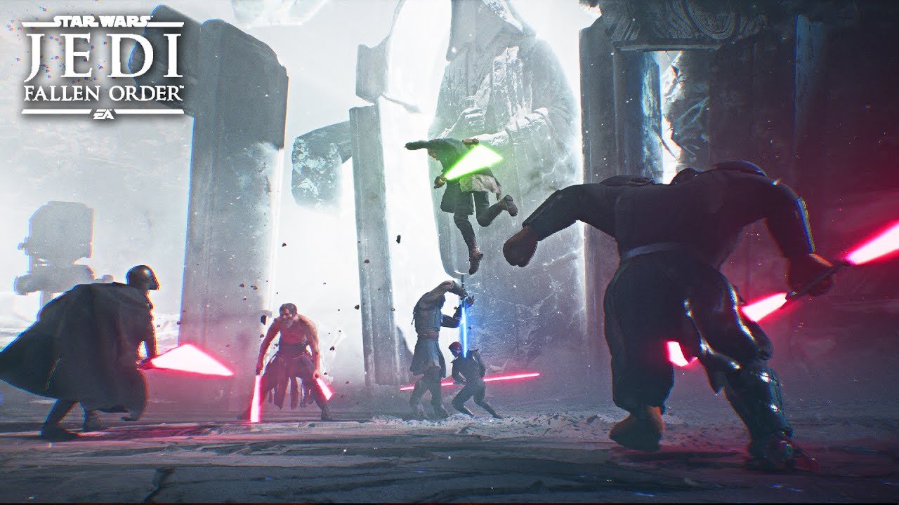 All NPC Boss Fight (Light Saber Battle) Last Man Standing - STAR WARS Jedi: Fallen Order