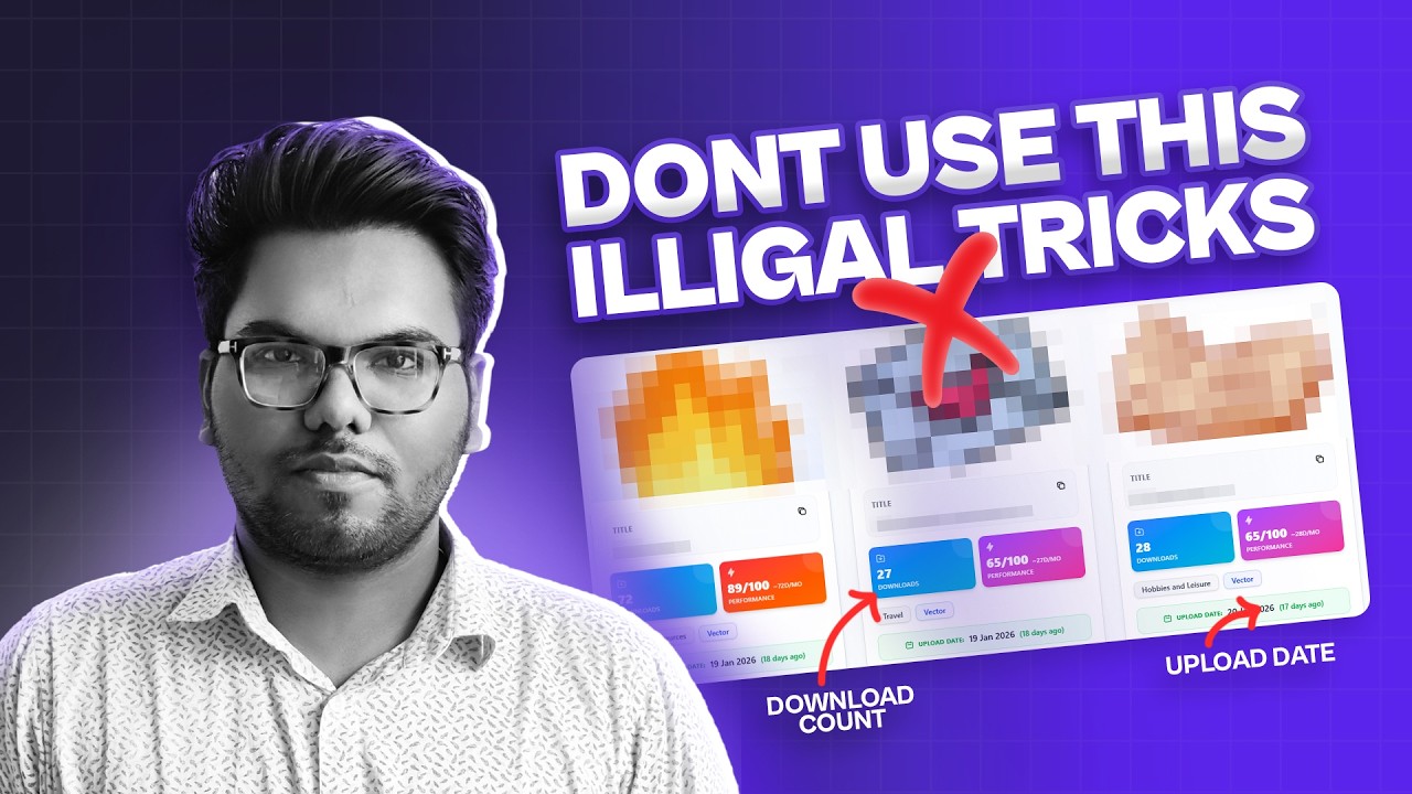 Don’t Use These Illegal Tricks ❌ | How to See Most Downloaded Adobe Stock Assets | Design With Abir