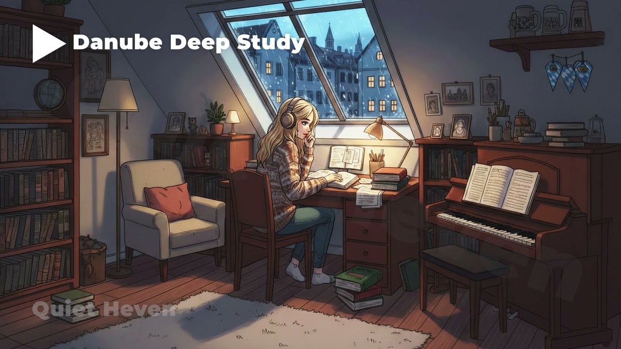 Danube Deep Study 📚 music for study and relax 🎵 [lofi hip hop] #lofi #relax