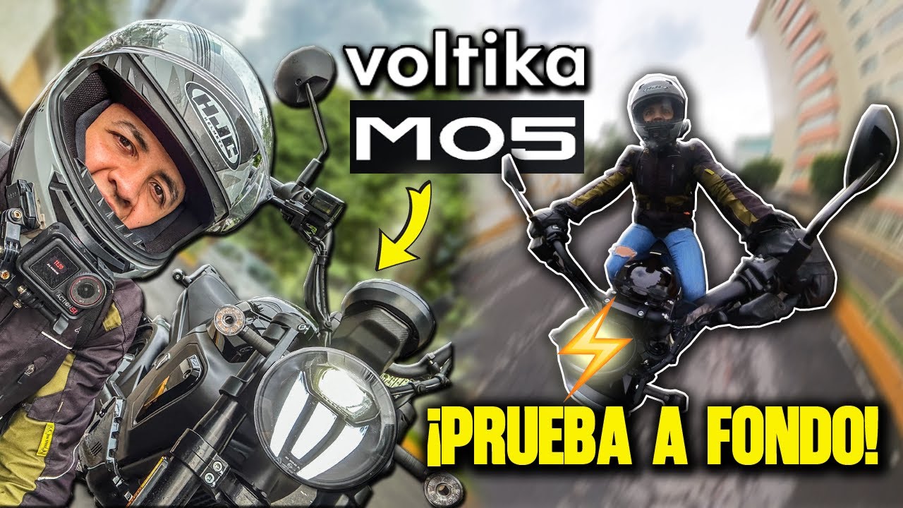 &iexcl;Prob&eacute; una MOTO ELECTRICA por PRIMERA VEZ! ⚡🚀 (VOLTIKA M05) | ALXS en MOTO