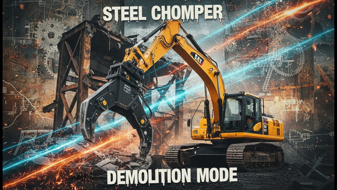 Excavator Attachment Detail model