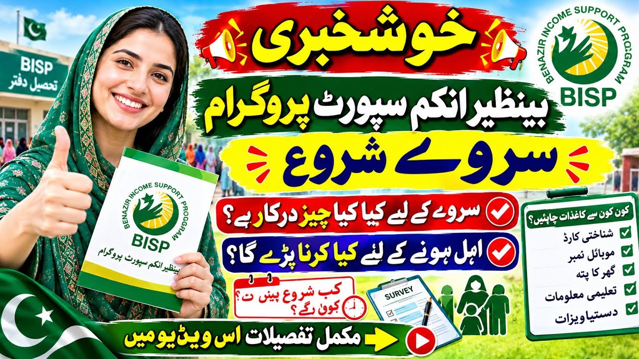 BISP Dynamic Survey Start| BISP dynamic Survey 2026 | BISP survey Start | Survey Start 2026