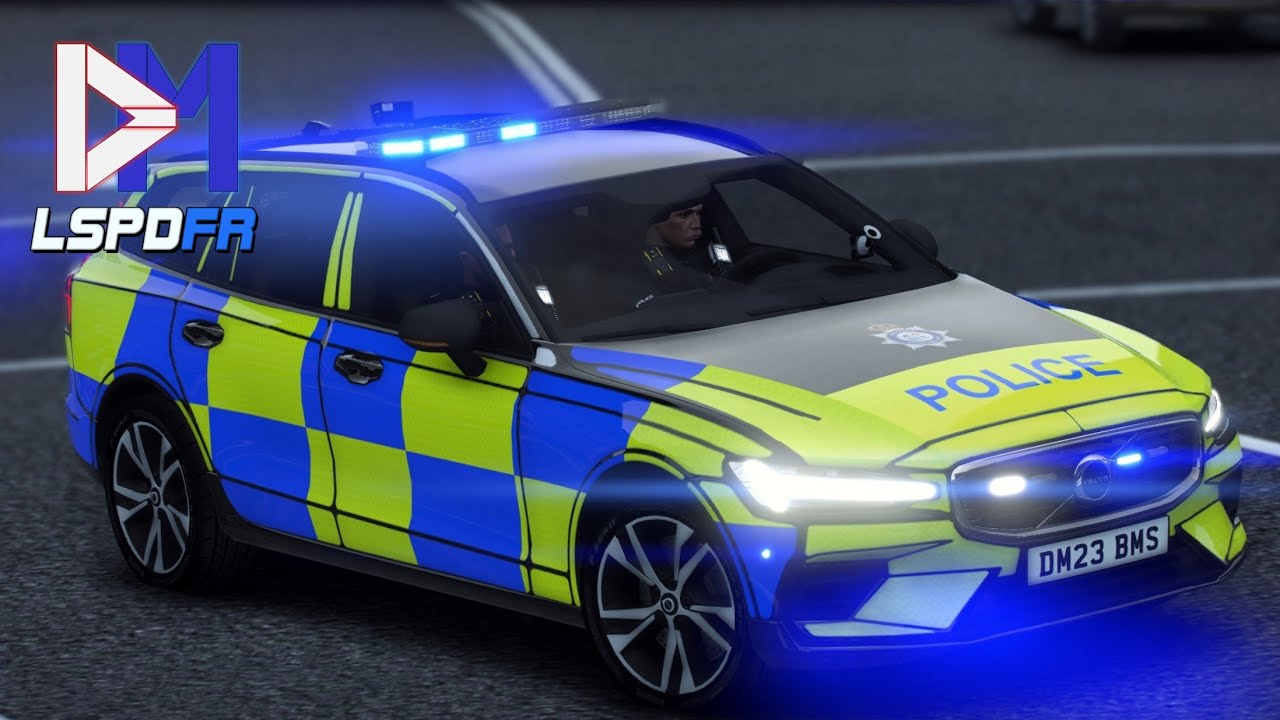 New AREA CAR gets Busy! | GTA 5 British Police Mod - LSPDFR UK