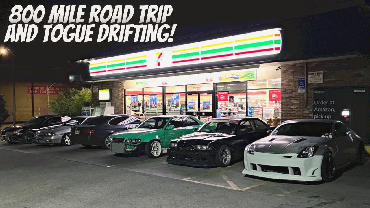 Road Trip in My 350z Drift Car and Street Drifting!