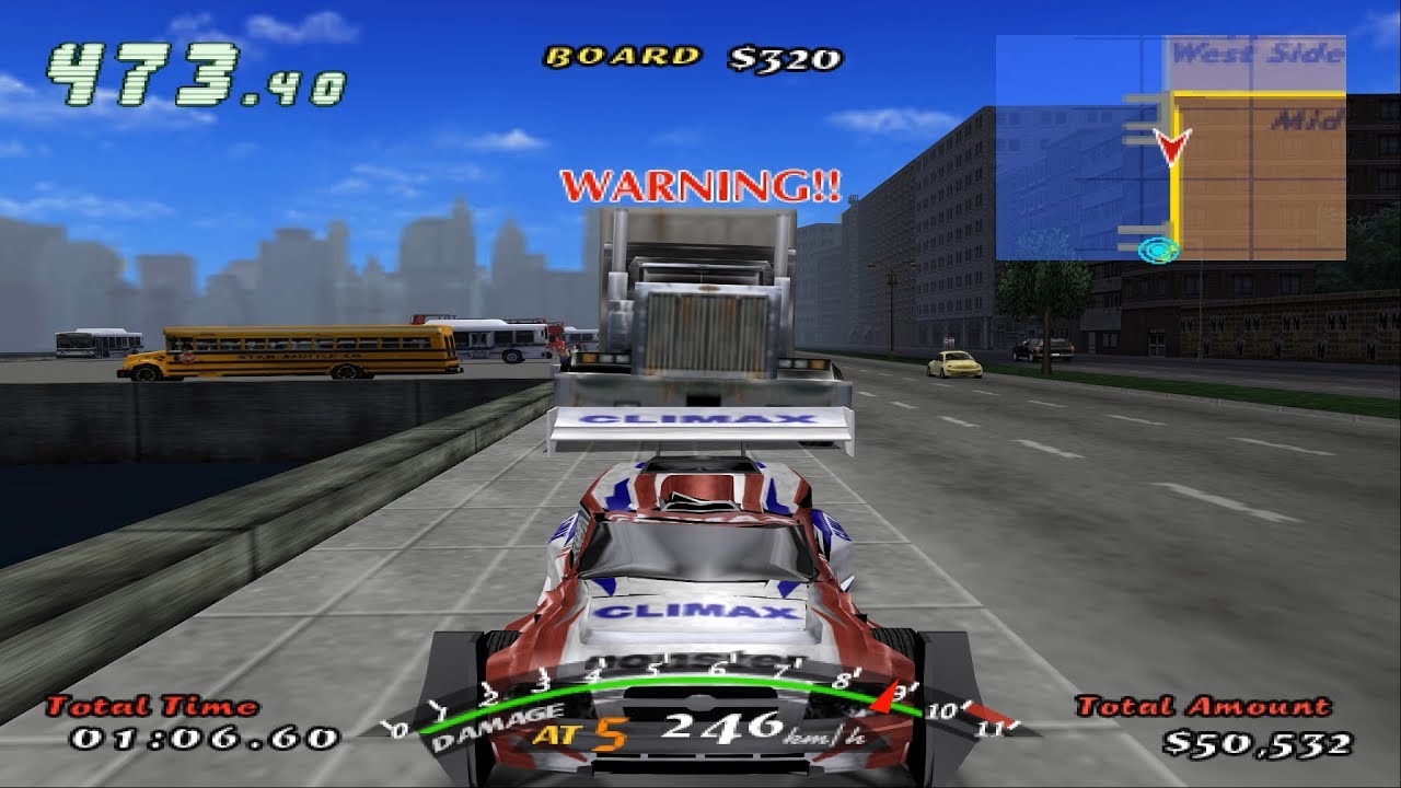 Runabout 3: Neo Age -  Lv4「激突」Spec-A - Gameplay (PCSX2 1080p60fps)