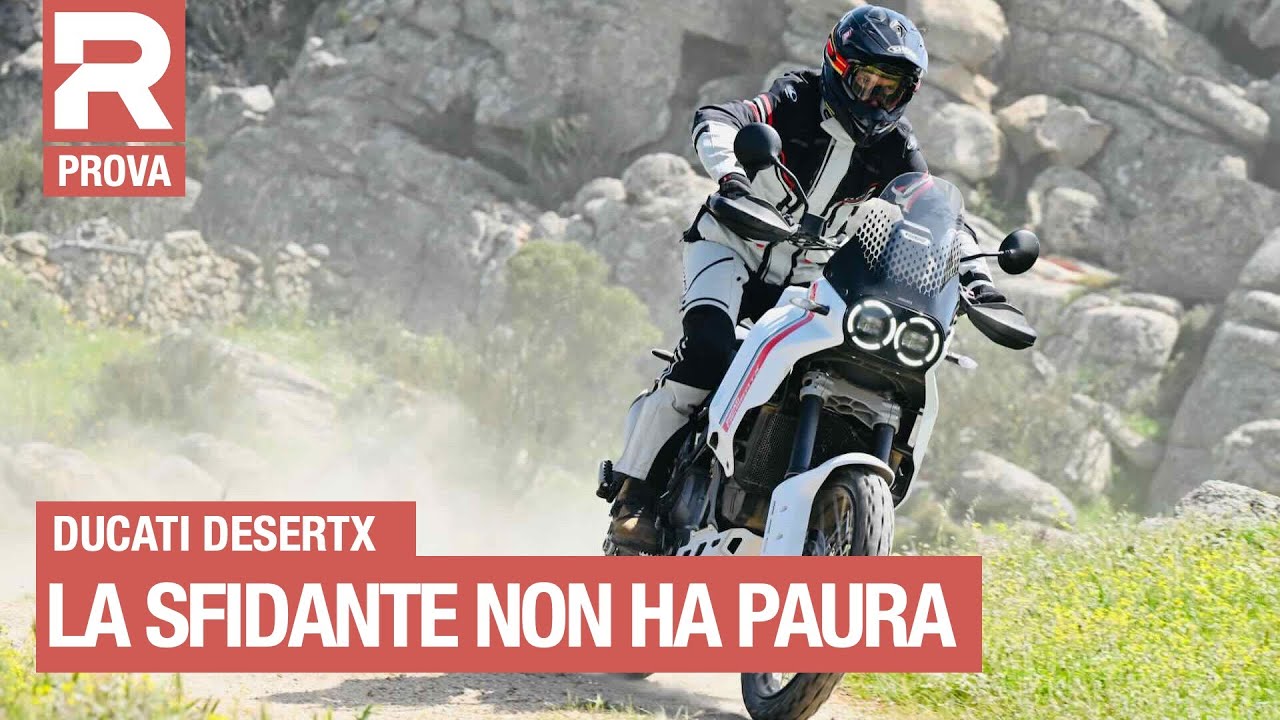 Ducati DesertX; PROVA, ecco come va su strada e in fuoristrada