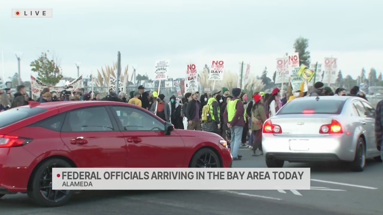 CBP agents arrive at Alameda's Coast Guard Island