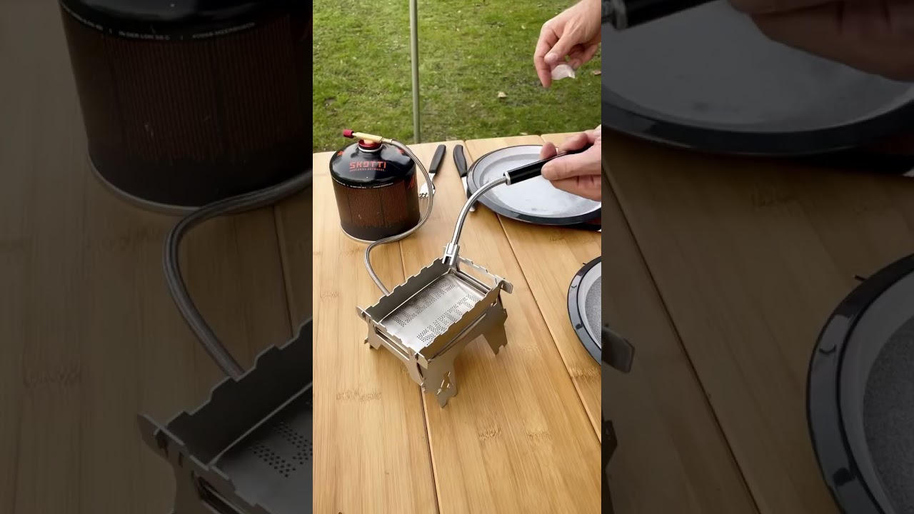 Kochen mit dem Skotti Mini und dem #Skotti Booster. Genial f&uuml;r Festivals und zum Campen.