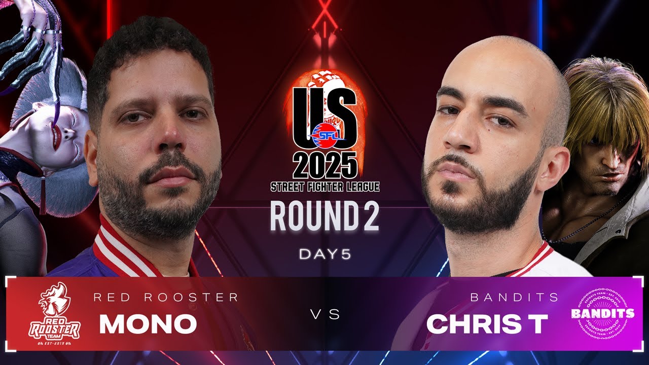 Mono (A.K.I.) vs. Chris T (Ken) - RR vs. Bandits - Street Fighter League US 2025 Day 5