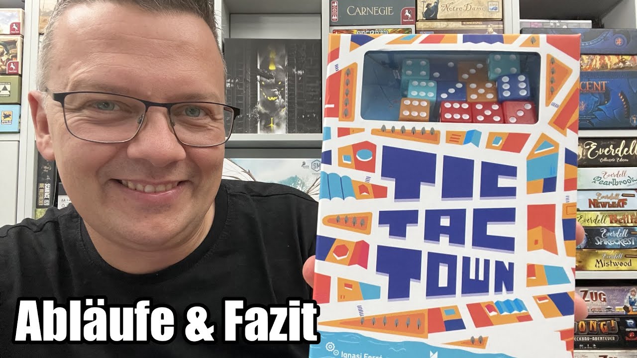 Tic Tac Town (Moses Verlag) Cleveres und attraktives Würfeleinsetzspiel