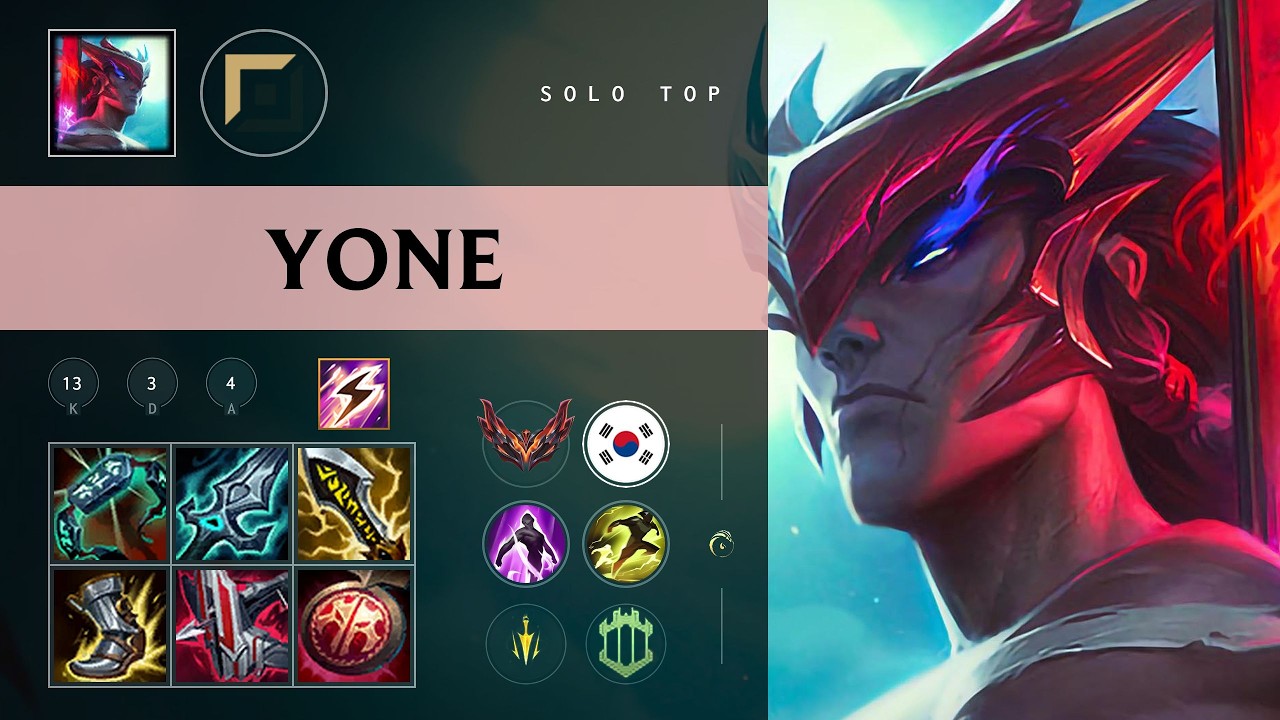 Yone Top vs Vladimir - KR Grandmaster Patch 26.09