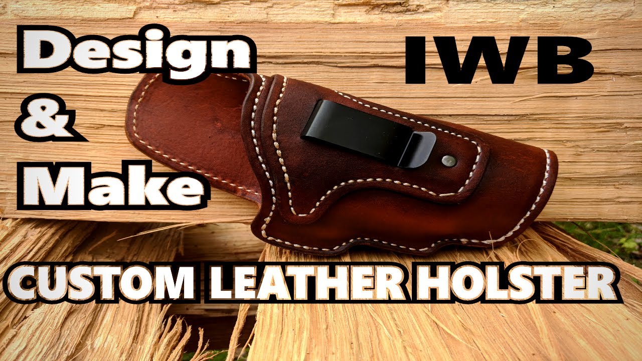 IWB Leather Holster and how I draw my own pattern to make a CCW holster.