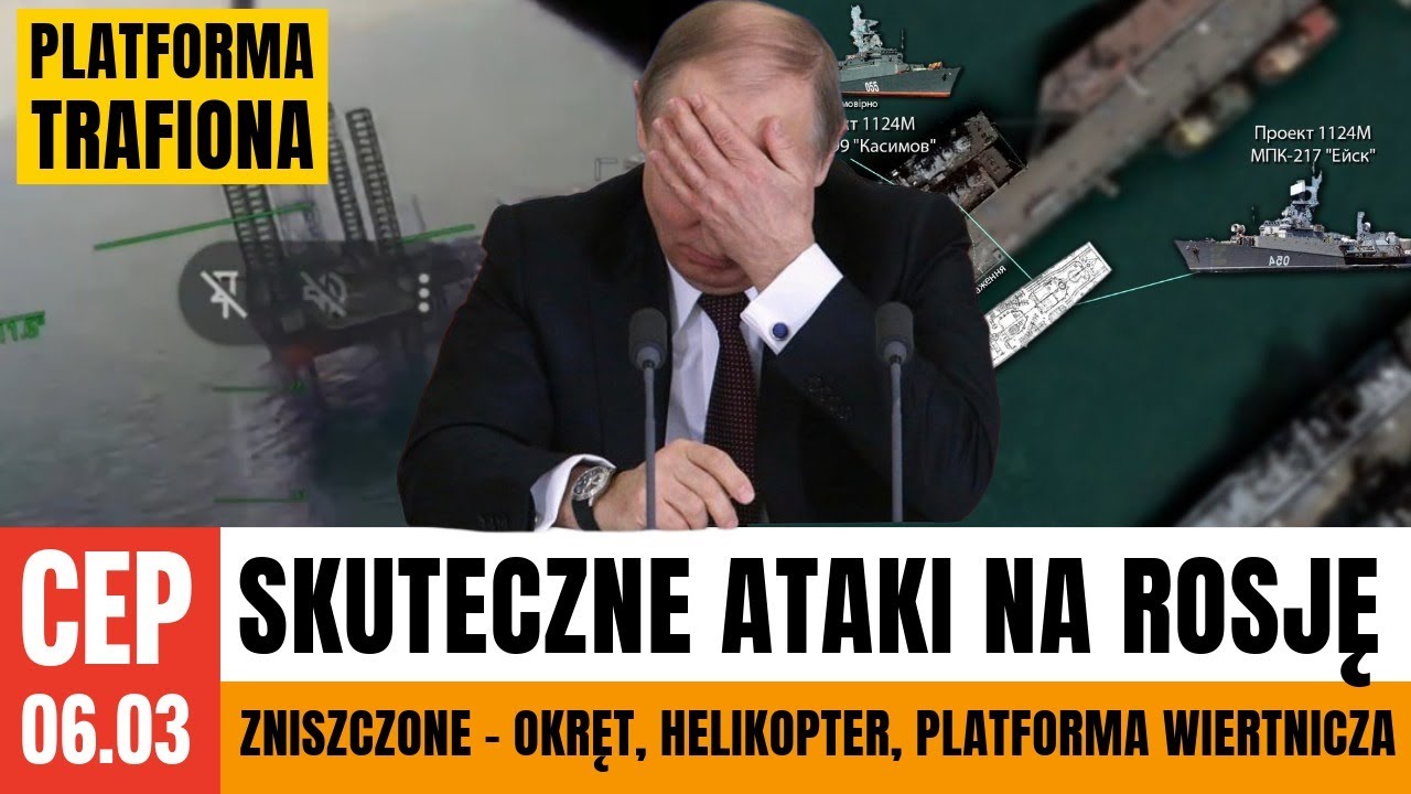 CEP - Rosjanie zn&oacute;w nie upilnowali okręt&oacute;w, ani platformy wiertniczej.