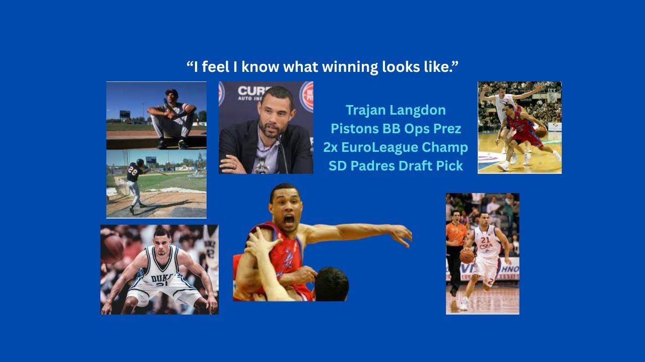 Trajan Langdon On How NBA and EuroLeague Legends Shaped His Philosophy in Building the Pistons