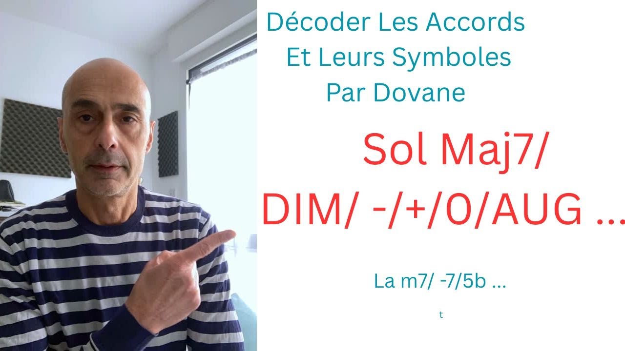 Décoder Les Accords Et Leurs Symboles. Tutoriel Par Dov.