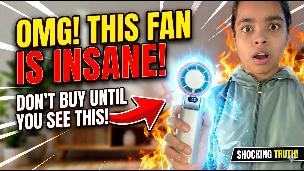This Handheld Fan is a GAME CHANGER! 💨 NUUK BFF 10 Hour Battery | IceTouch Review