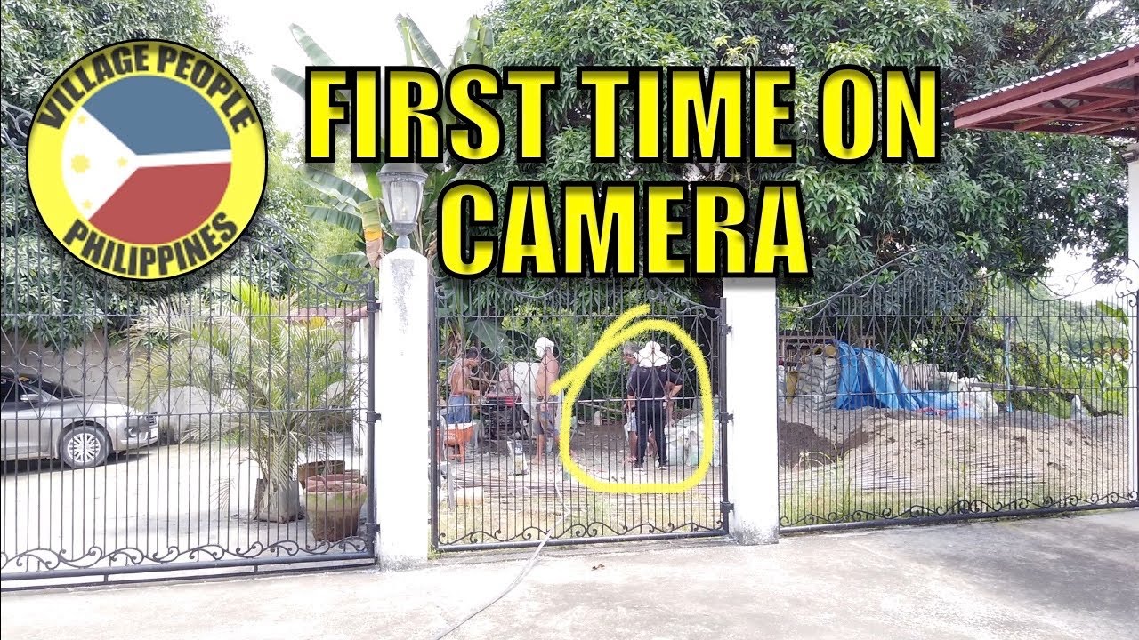 First Time On Camera. Village People Philippines.