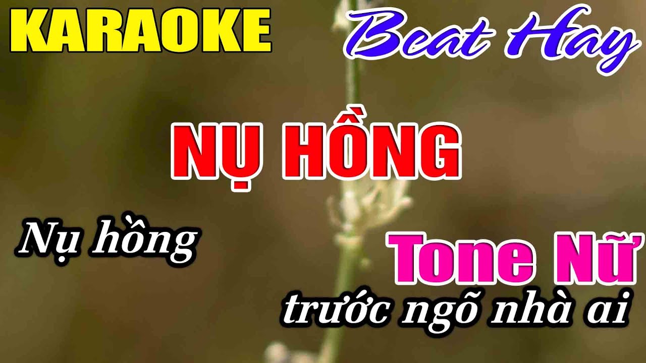 Nụ Hồng Karaoke Tone Nữ Karaoke Hải Nhạc Sống 2026 - Beat Mới
