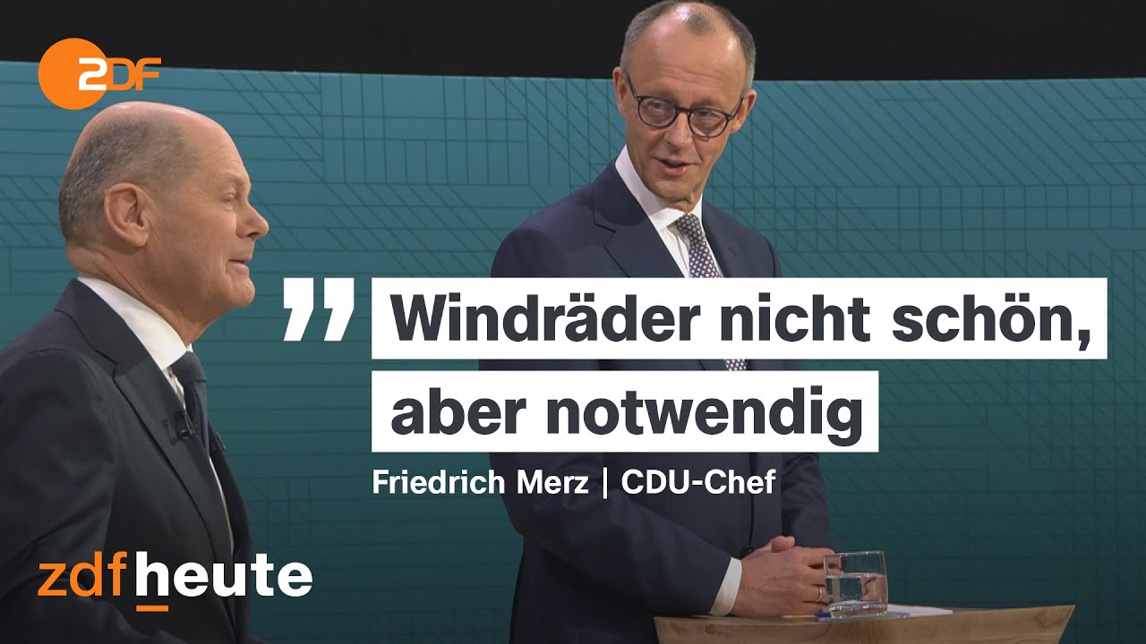 TV-Duell: Herr Merz, Herr Scholz, vervollständigen Sie bitte den Satz ...