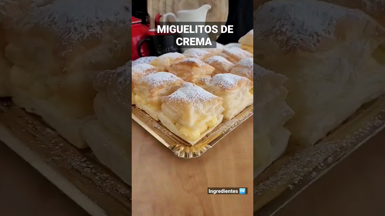 👌 MIGUELITOS DE CREMA #recetas #food #delicioso