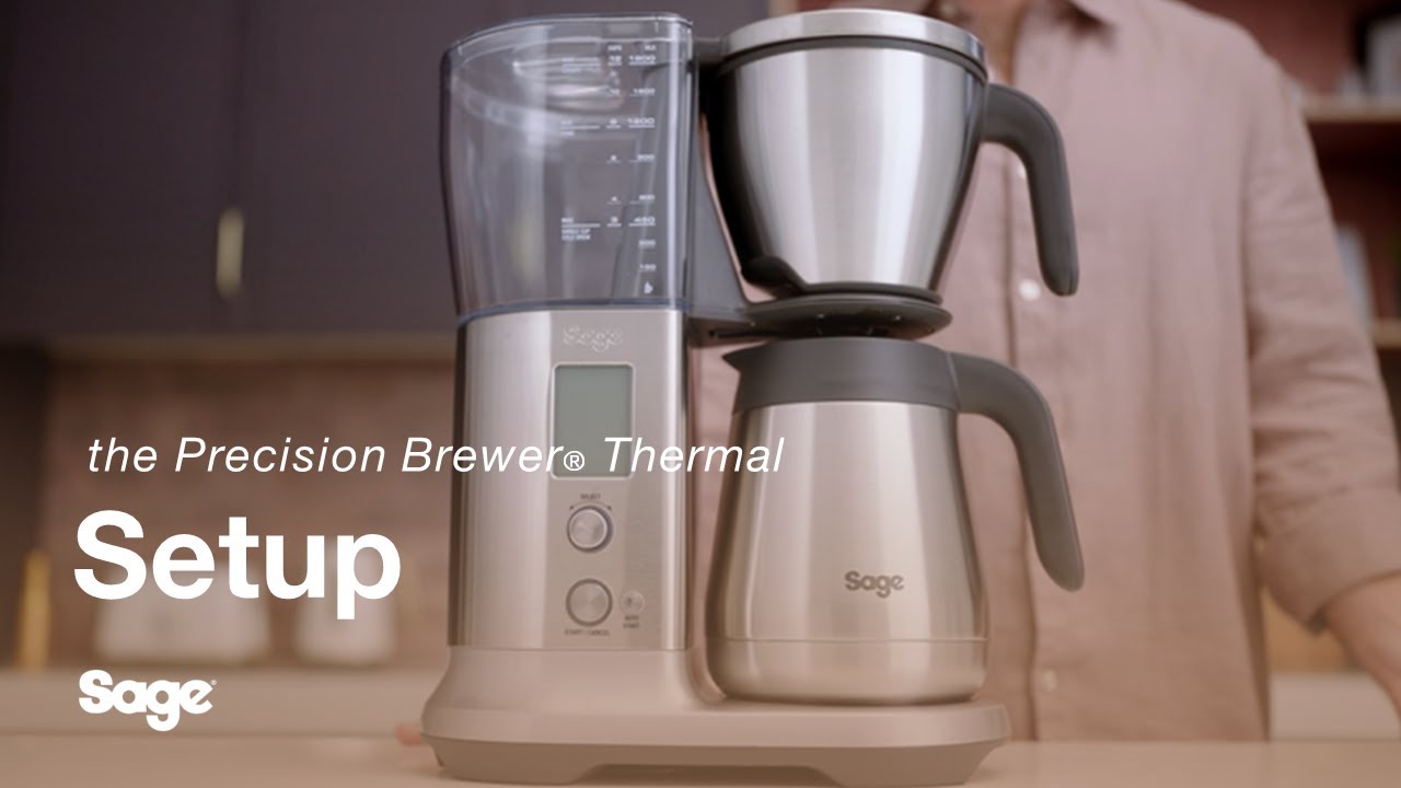 the Sage Precision Brewer® Thermal | How to unbox and set-up your machine | Sage Appliances UK