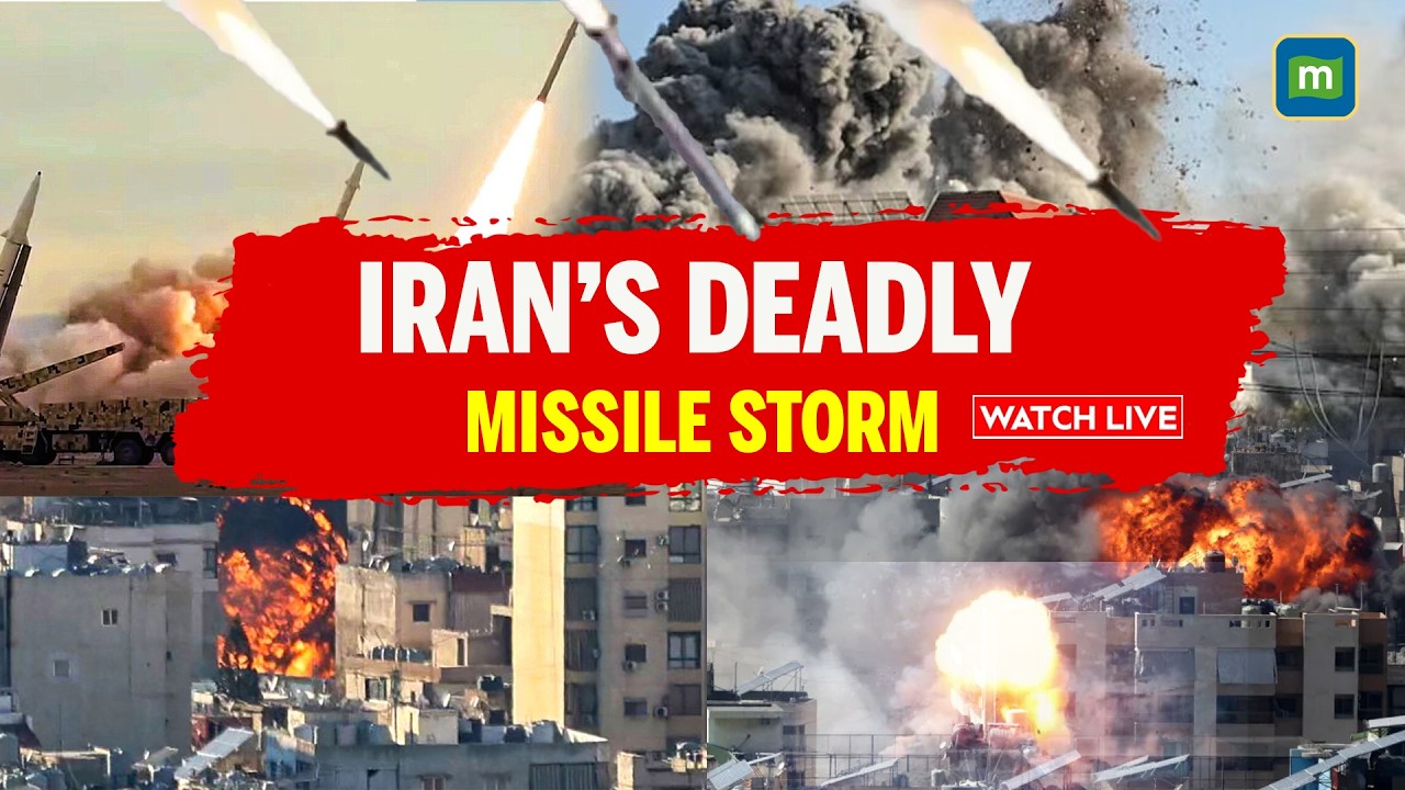 LIVE: IRAN UNLEASHES ‘HELLFIRE’ On Israel: 150 Cluster Warheads Fired | IDF Makes Big Admission