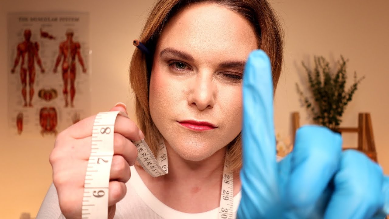 ASMR Detailed Face Examination & Facial Measurements