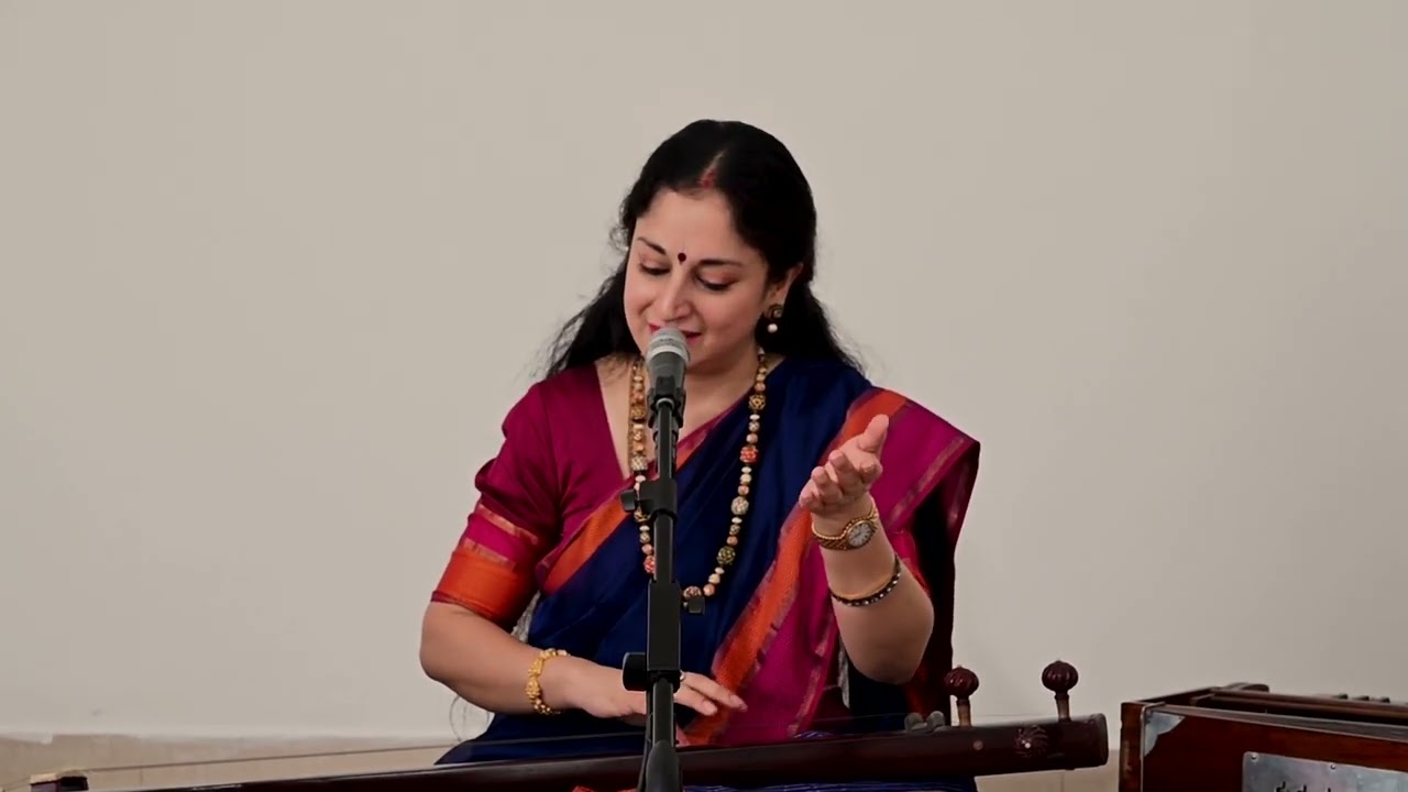 AASTHA GOSWAMI SINGING RAGA MEGH, JAIJAWANTI, KHAMAJ THUMREE AND KAJRI CURATED BY MIHIR THAKORE