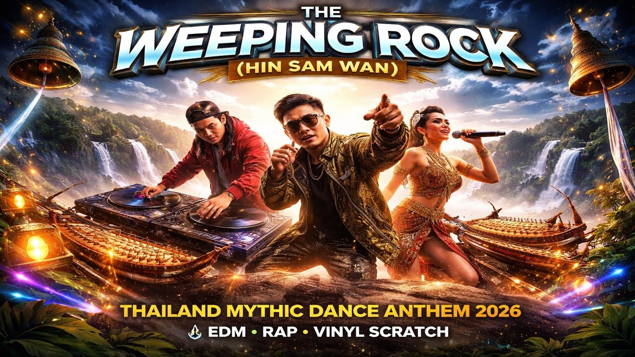 THE WEEPING ROCK (Hin Sam Wan) — Thailand Mythic Dance Anthem 2026 💧🪨 EDM + Rap + Vinyl Scratch