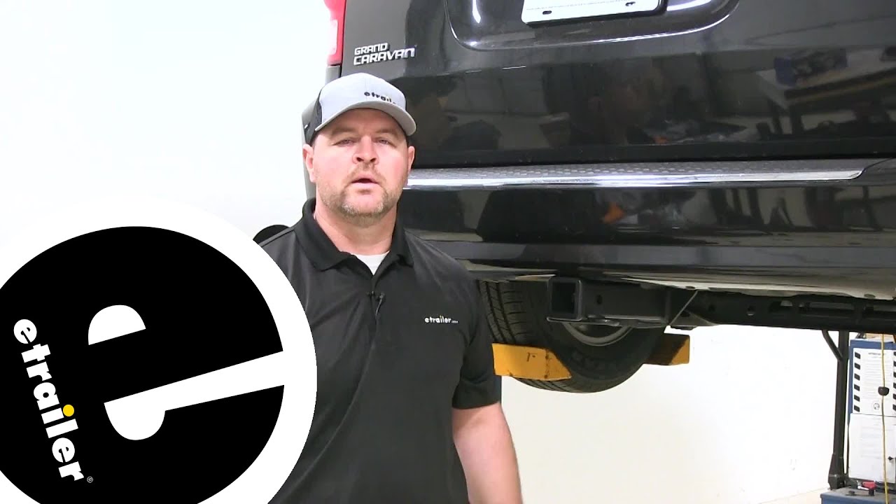 DIY 2017 Dodge Grand Caravan Installation for the etrailer Trailer Hitch Receiver