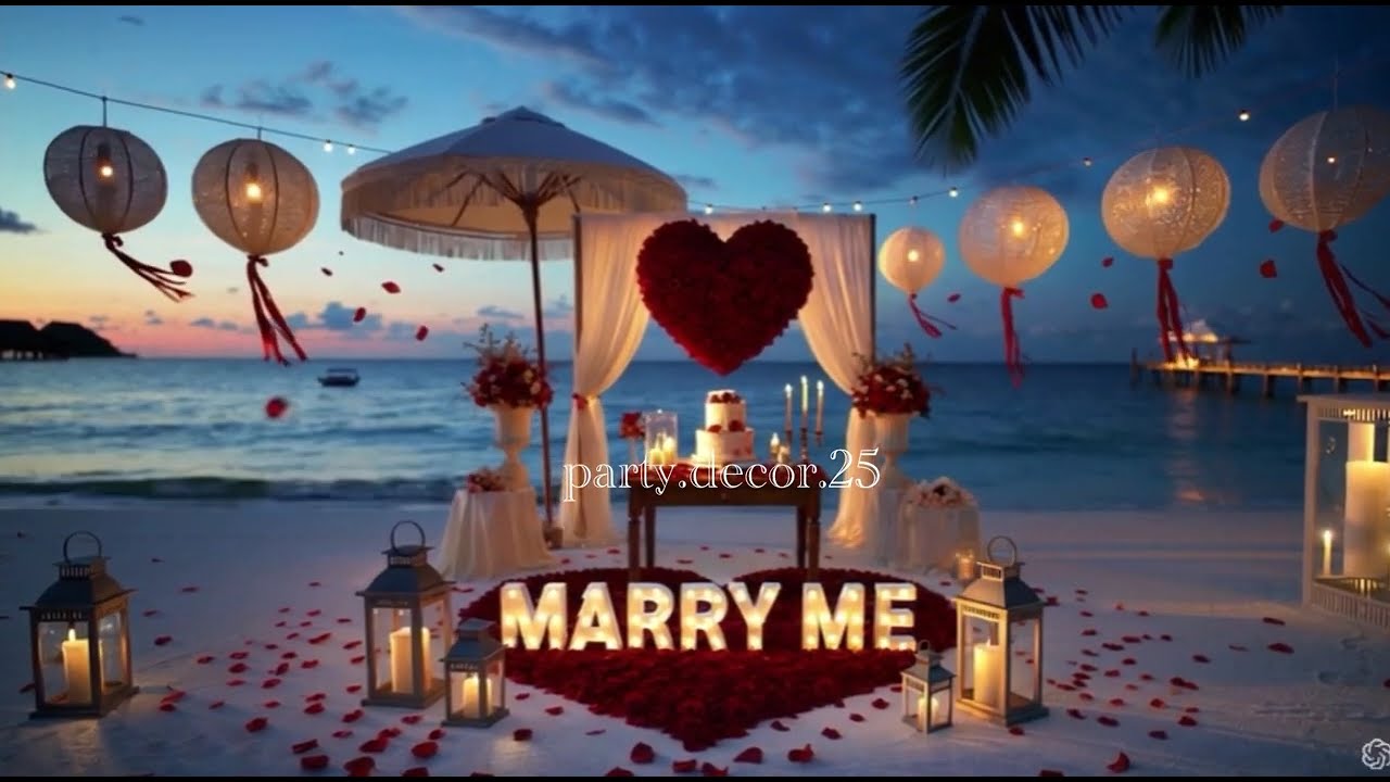 Magical Beach Proposal Ideas 💍 | Romantic Setup Inspiration