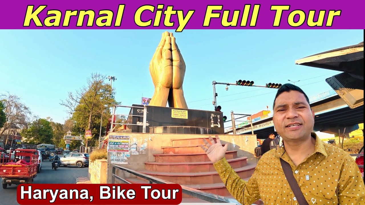 Karnal City Bike Tour | पूरा शहर घूमिए मेरे साथ | Real Street View with Timestamps