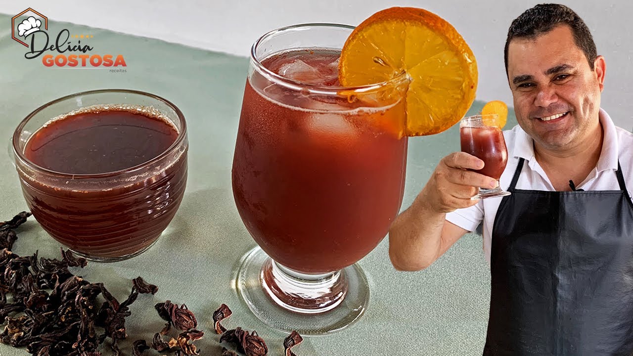 Derrete TUDO! Chá de HIBISCO com GENGIBRE, CANELA e LIMÃO! 😋😋😋😋