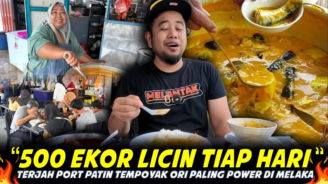 JAGA-JAGA ORANG MELAKA..500 KETUL PATIN TEMPOYAK LICIN SETIAP HARI...Penangan Air Tangan Ori Pahang