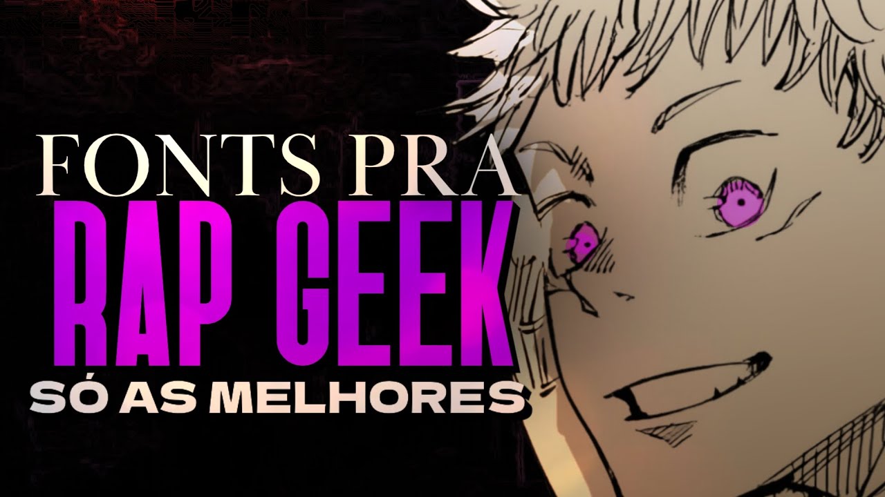 PACK DAS MELHORES FONTS PRA RAP GEEK | Kanerk Souza