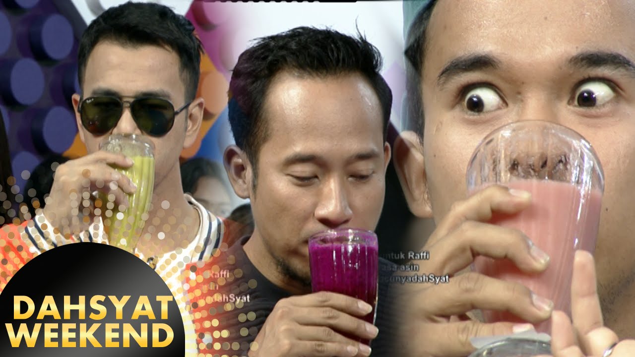 Lucunya Host Dahsyat Di Suruh Minum Jus Gak Enak [Dahsyat] [10 April 2016]