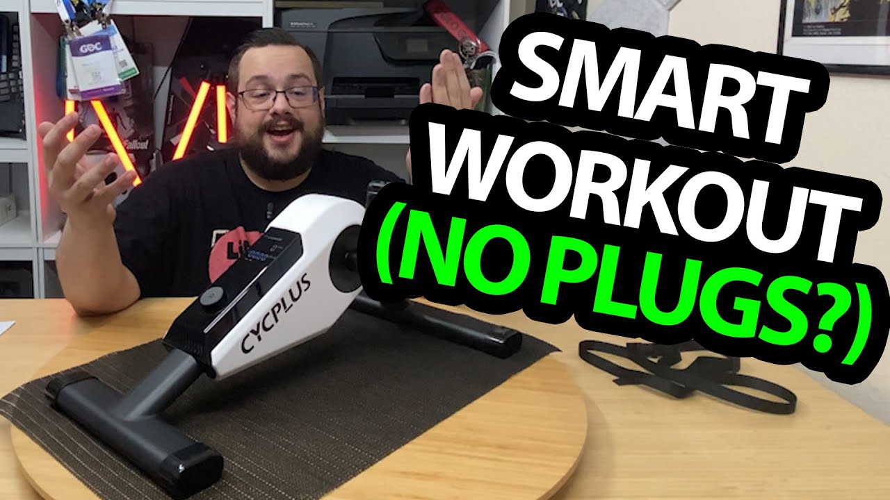 Losing weight at my desk!? CYCPLUS DC1: Silent, Smart & Self-Powered Mini Pedal Bike!