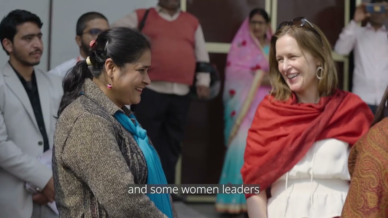 Susan Byrnes meets women of SHGs in Bihar