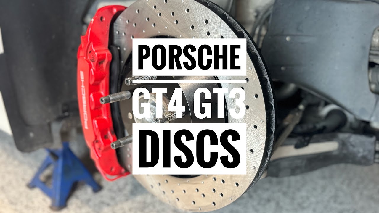 Установка тормозного диска Porsche GT3 GT4 Spyder